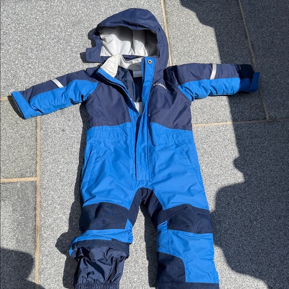 Columbia Other - Columbia buga Ii Blue & Navy Toddler Snow Suit 2t removable hood